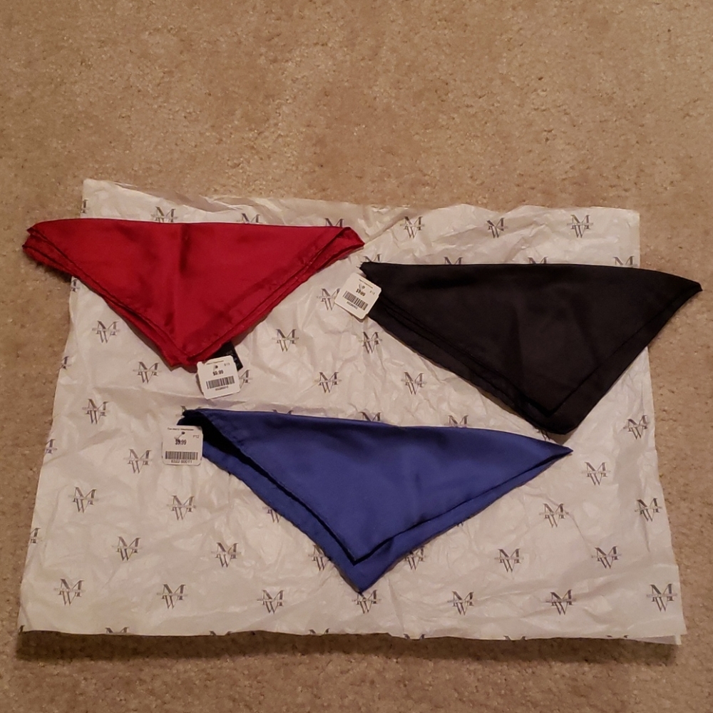 New Men's Wearhouse pocket square set (3 in a set)